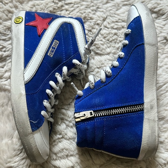 Golden Goose Hi Tops Sneakers Size 32 - Picture 1 of 16